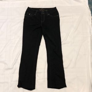 Faded Glory bootcut black jeans size 4